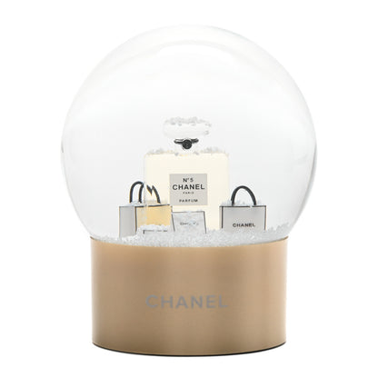 Chanel Glass N°5 Perfume Bottle Snow Globe 1 of 5