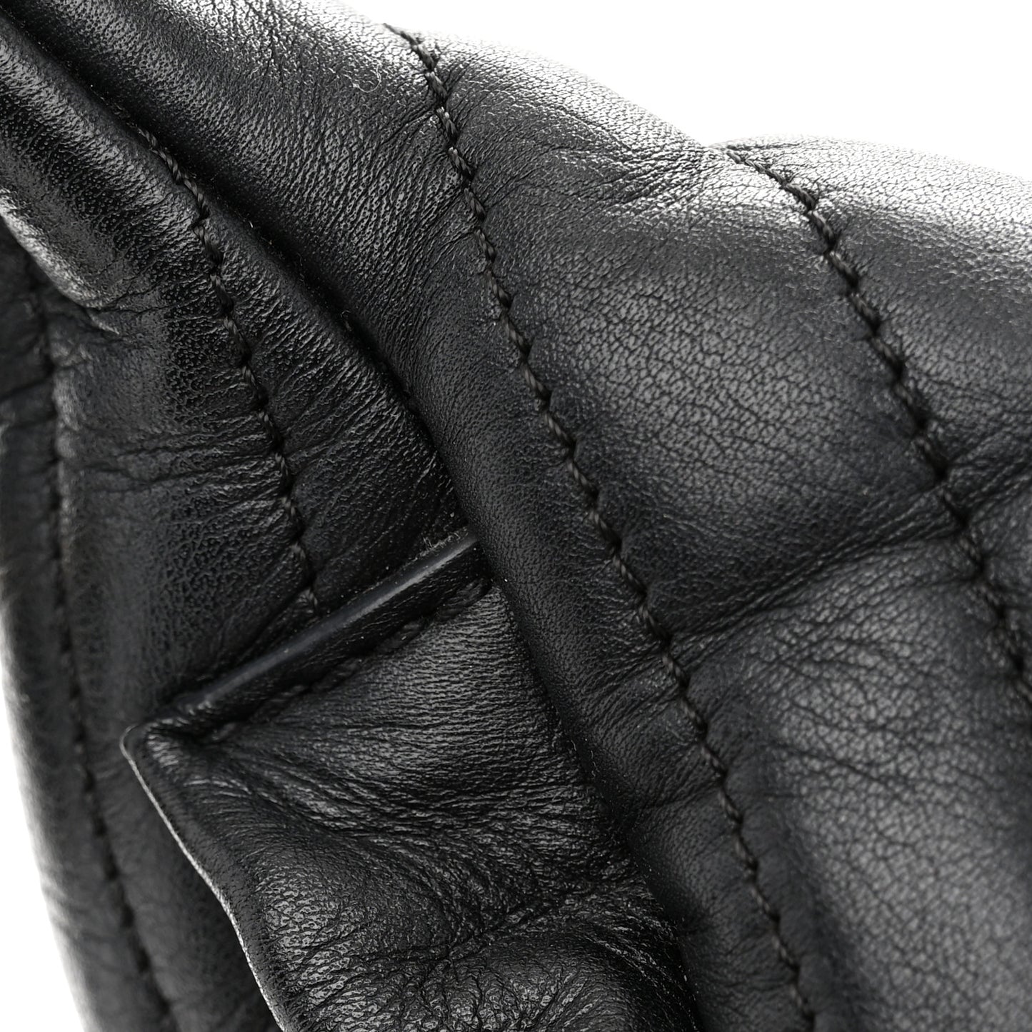 Calfskin Quilted New Wave Bumbag Black