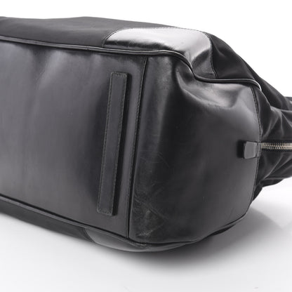 Prada Tessuto Nylon Calfskin Tote Black 6 of 8