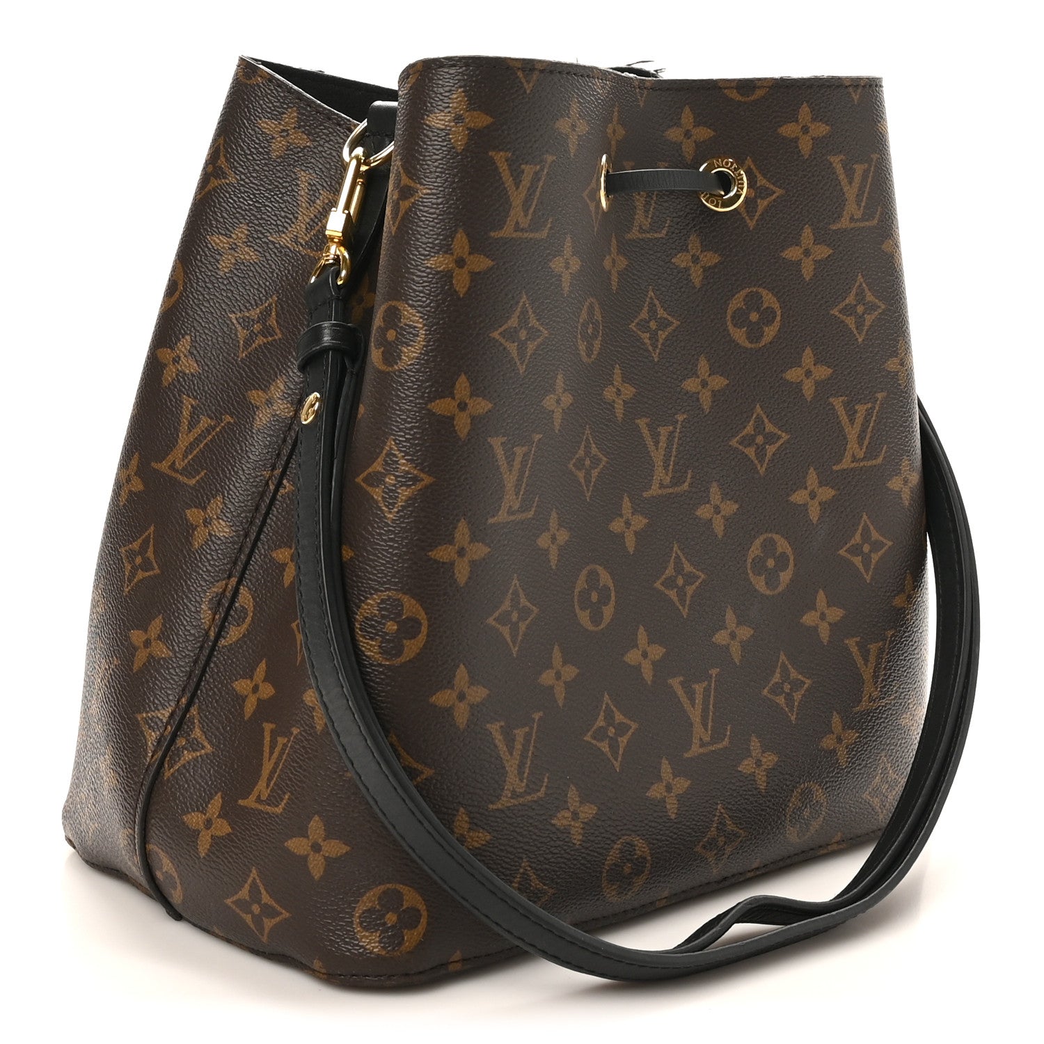 Louis Vuitton Monogram Neonoe MM Black 3 of 12