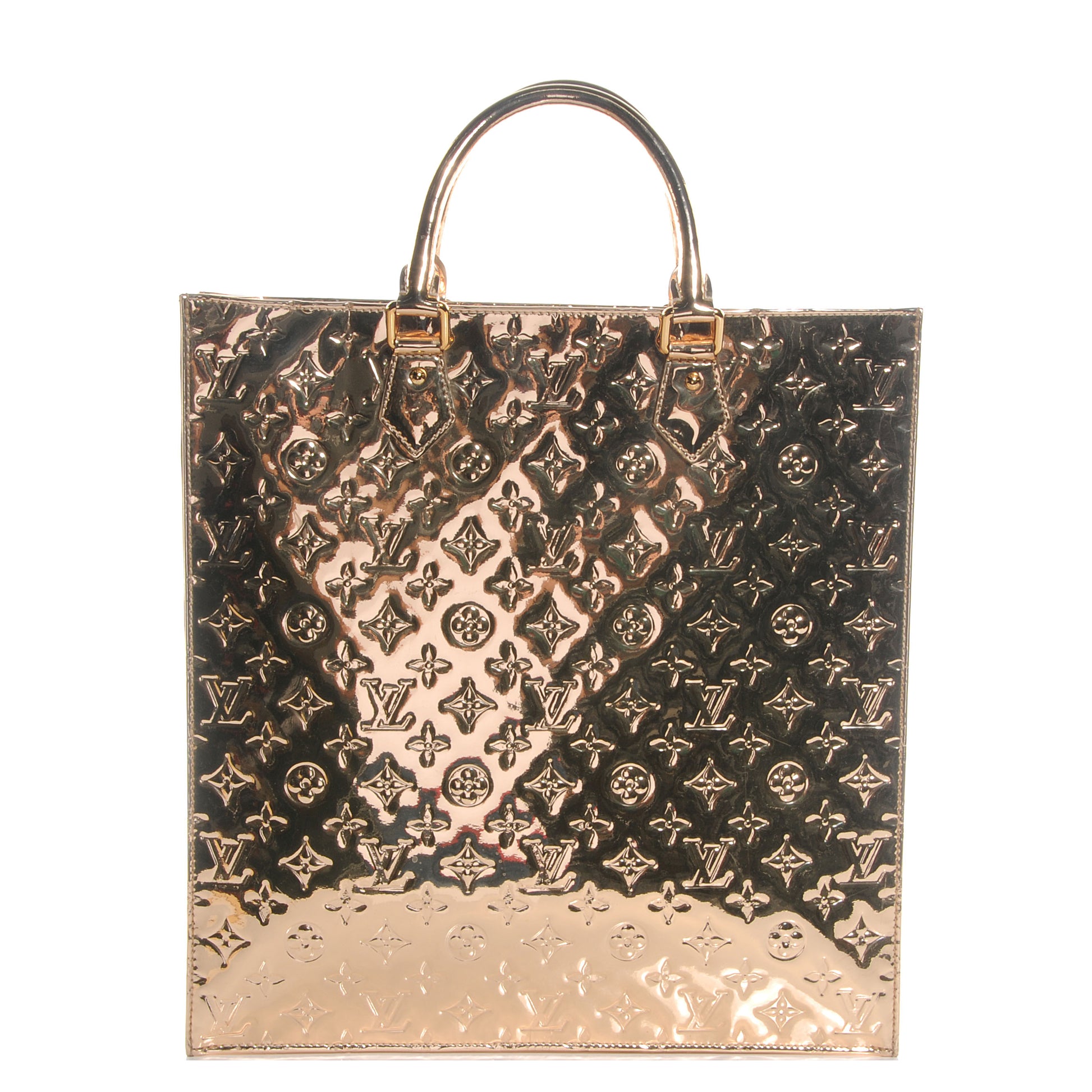 Louis Vuitton Monogram Miroir Sac Plat Gold 1 of 7