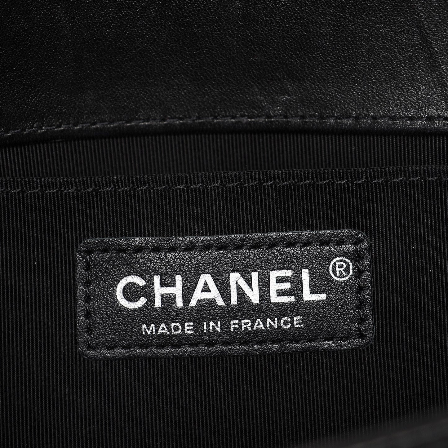 Lambskin Quilted Medium Boy Flap Black