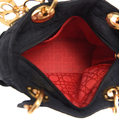 Christian Dior Nylon Cannage Medium Lady Dior Black 5 of 15