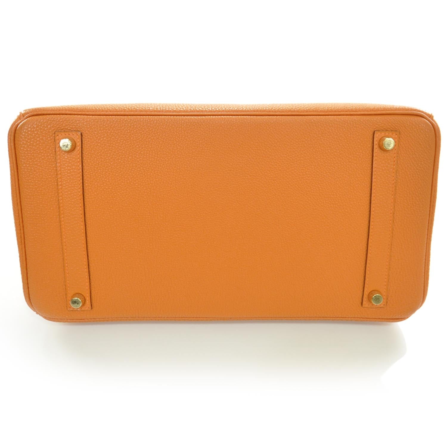 Hermes Togo Birkin 35 Orange 4 of 9