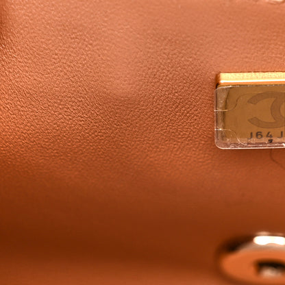 Chanel Lambskin Quilted Mini Rectangular Flap Brown 7 of 11