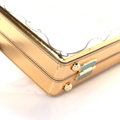 Dolce & Gabbana Metallic Calfskin Chocolate Bar Clutch Gold 11 of 16