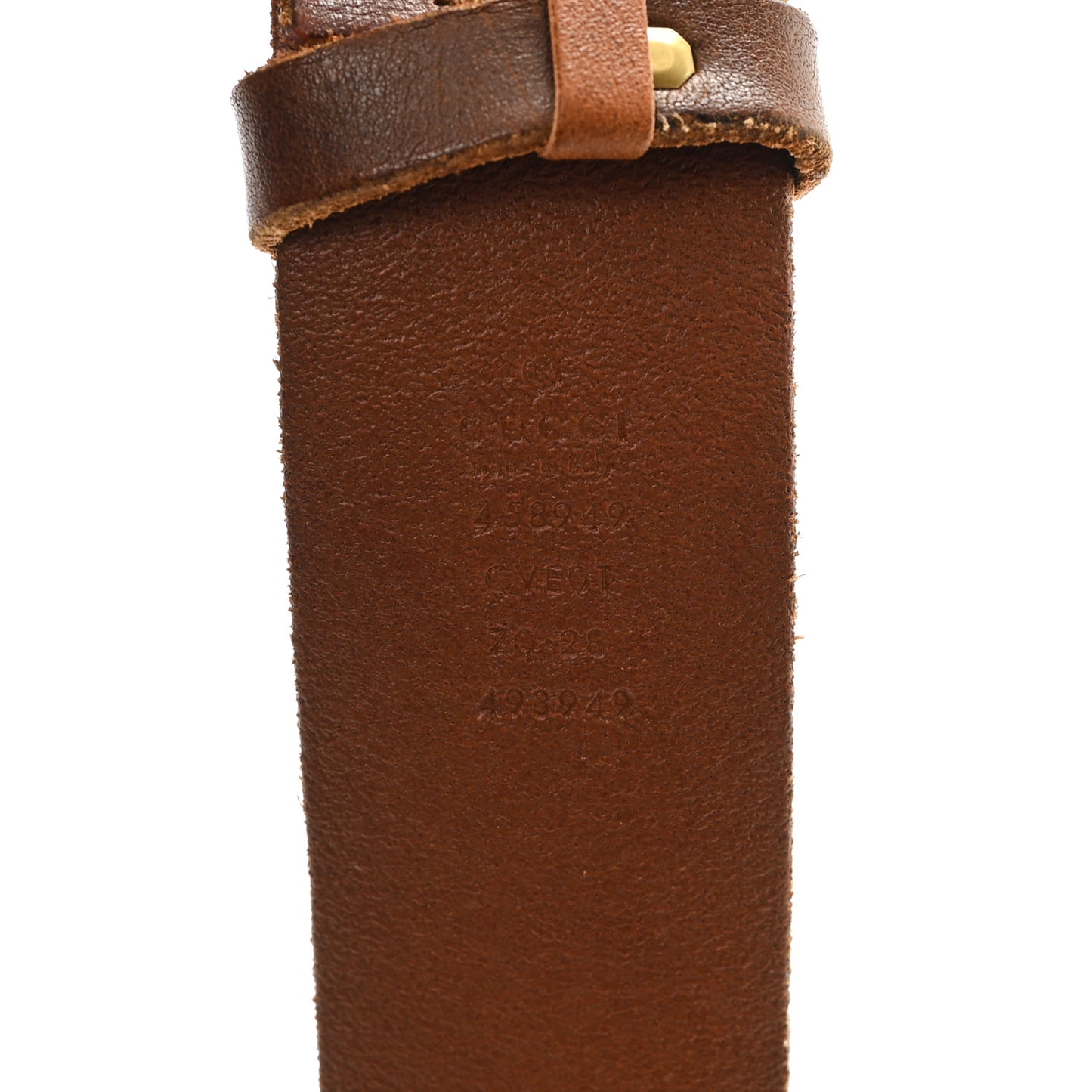 Faded Calfskin Snake Double G 40mm Belt 70 28 Cuir