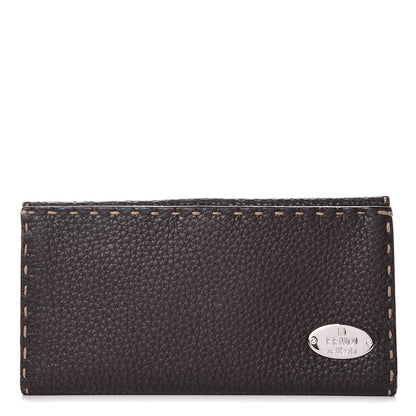 Fendi Cuoio Romano Selleria Bi-Fold Wallet Testa di Moro 1 of 9