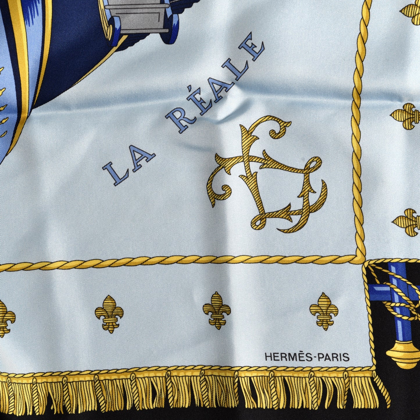 Silk Vue Du Carosse De La Galere La Reale Scarf 90