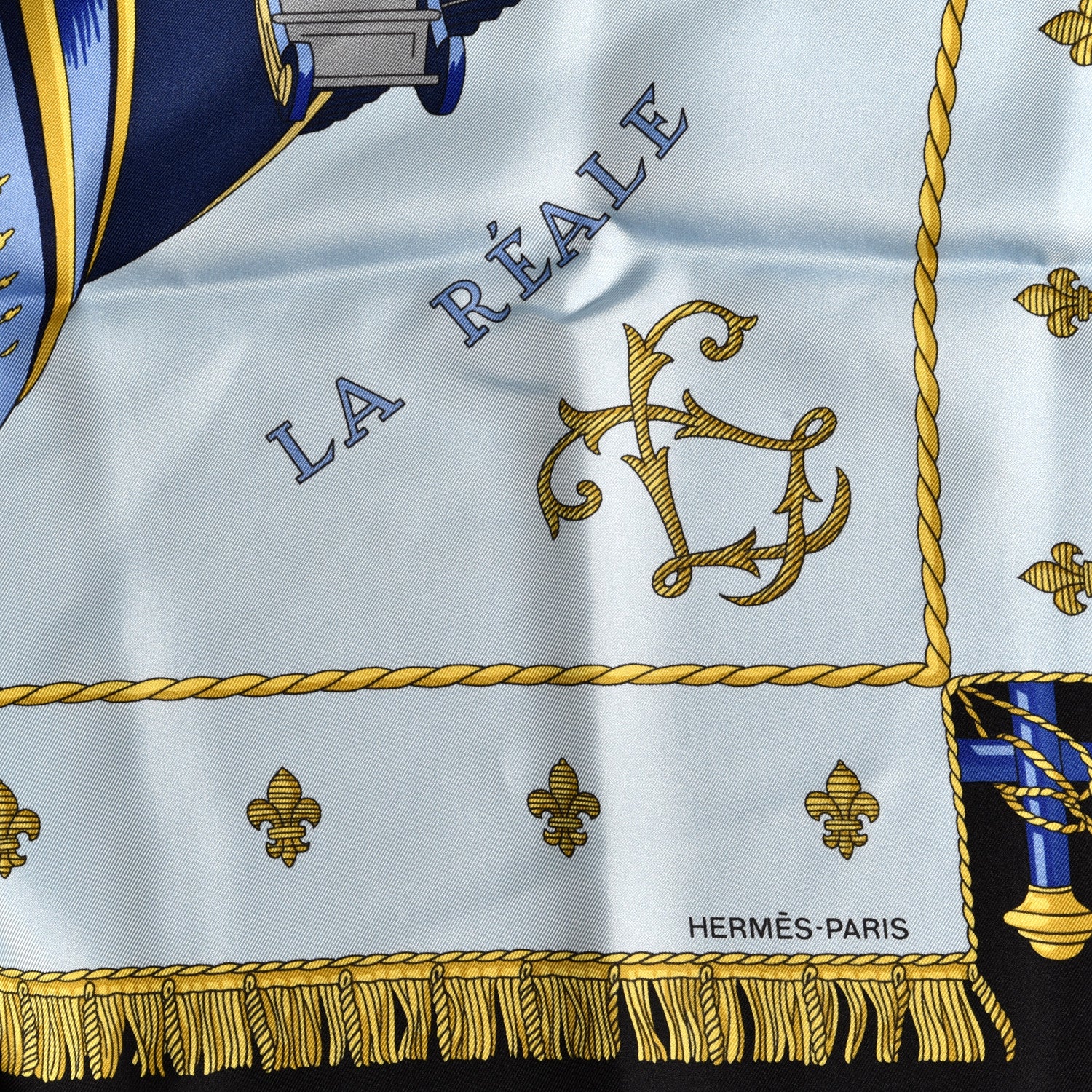 Hermes Silk Vue Du Carosse De La Galere La Reale Scarf 90 3 of 4