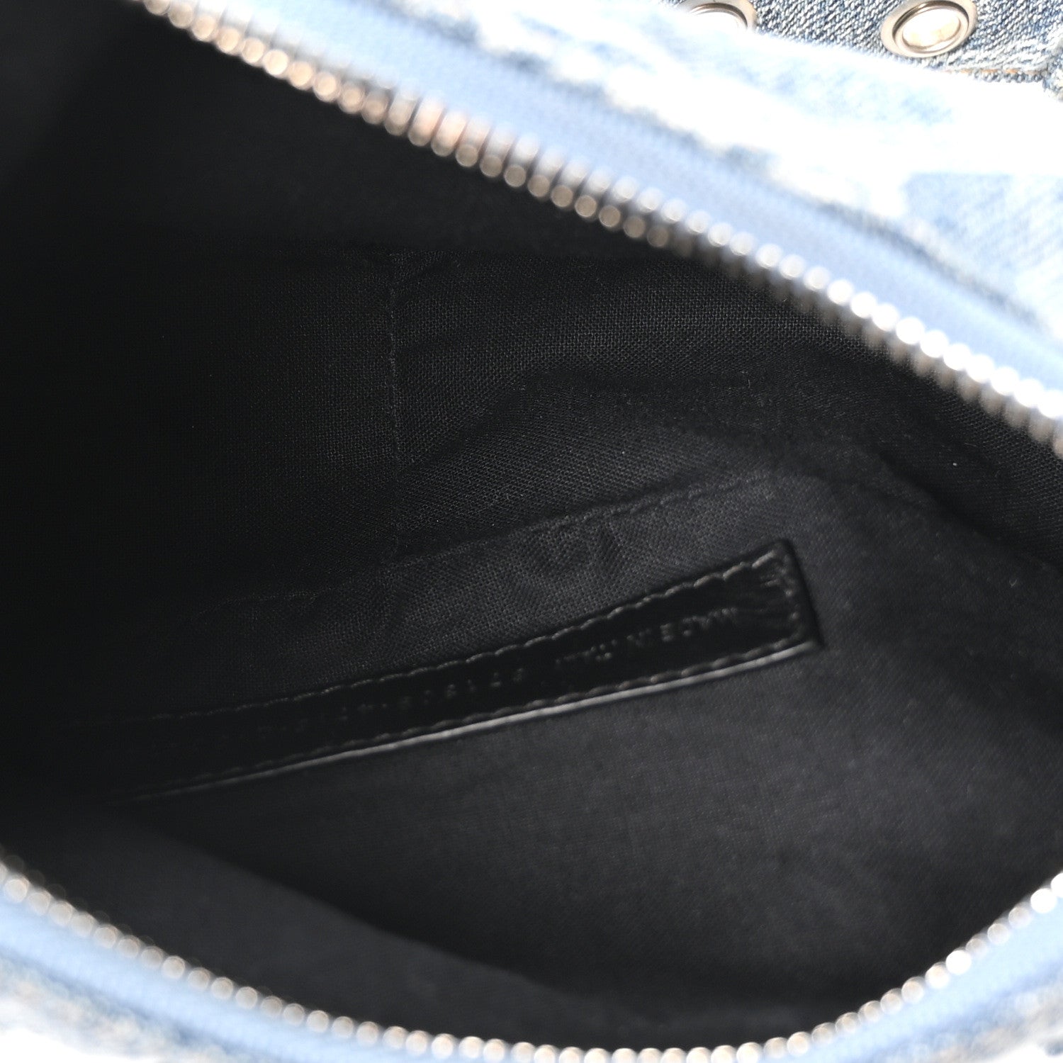 Balenciaga Bleached Denim BB Monogram Le Cagole Shoulder Bag XS Blue 6 of 11