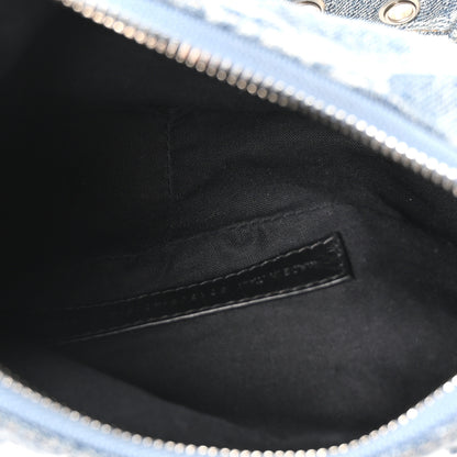 Balenciaga Bleached Denim BB Monogram Le Cagole Shoulder Bag XS Blue 6 of 11