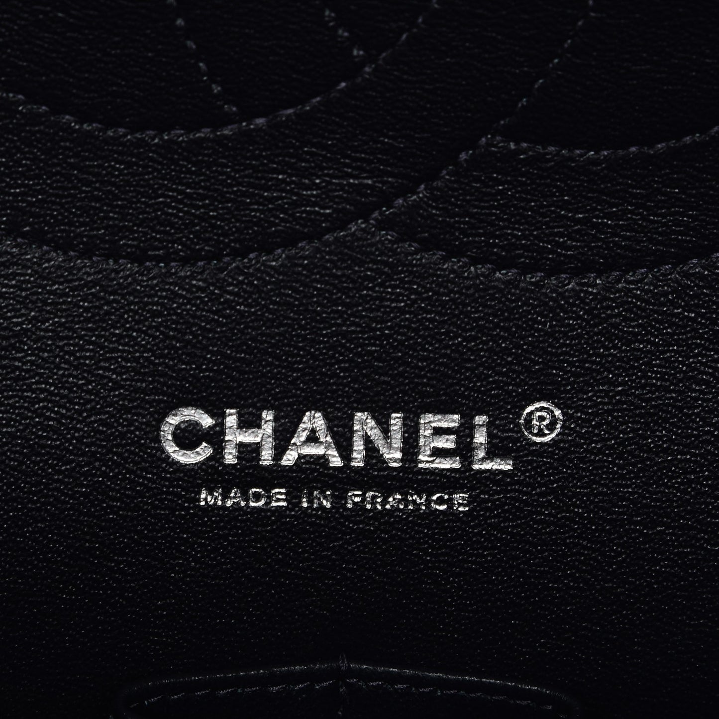 Lambskin Quilted Jumbo Double Flap Dark Navy
