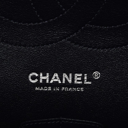 Chanel Lambskin Quilted Jumbo Double Flap Dark Navy 6 of 7