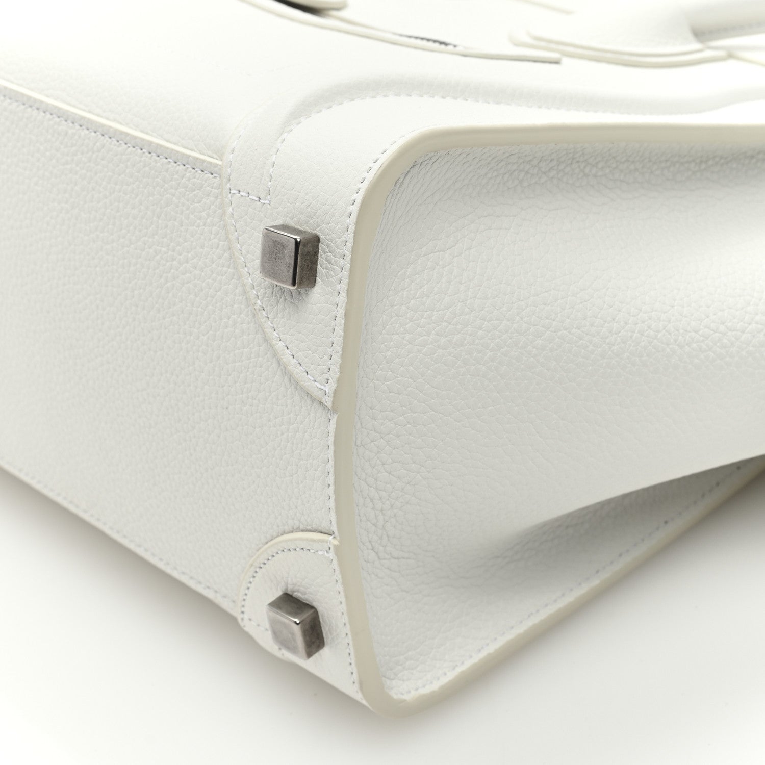 Celine Grained Calfskin Medium Phantom Luggage Cream 8 of 8