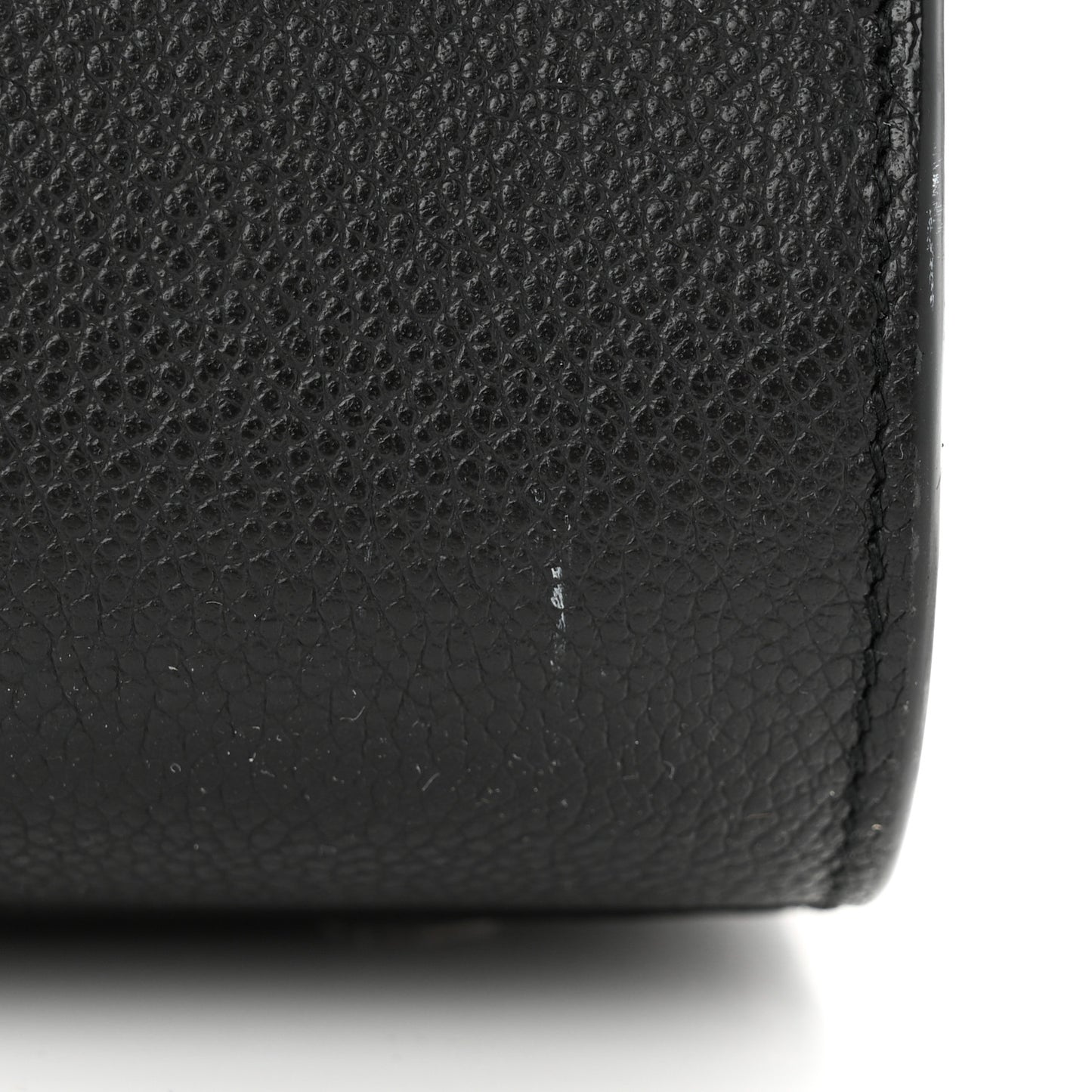 Grained Calfskin Large Sac De Jour Carryall Black