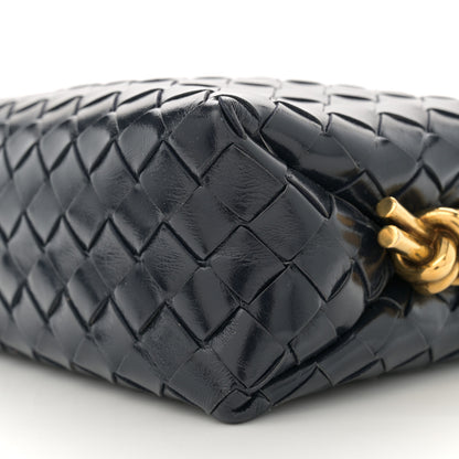 Bottega Veneta Polished Nappa Intrecciato Knot Small Loop Camera Bag Space 9 of 9