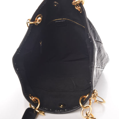 Christian Dior Lambskin Cannage Dior Soft Shopping Tote Black 5 of 14