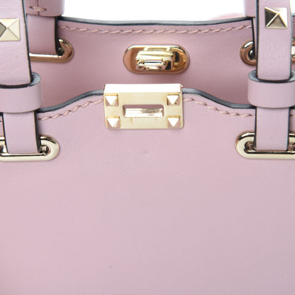 Valentino Garavani Vitello Micro Rockstud Tote Cipria 14 of 14