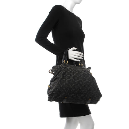 Louis Vuitton Denim Neo Cabby GM Black 3 of 8