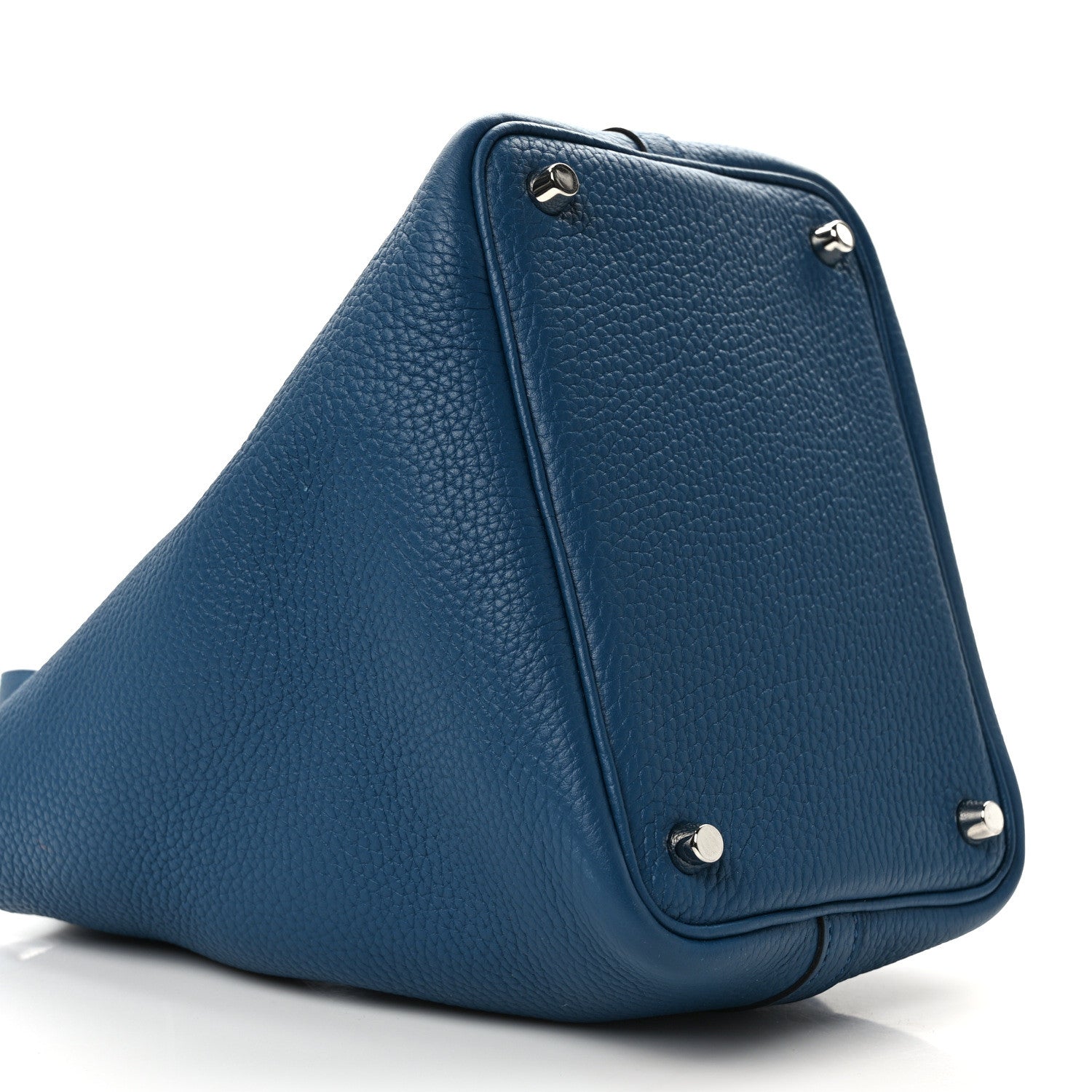 Hermes Taurillon Clemence Picotin Lock 18 PM Bleu Izmir 8 of 10