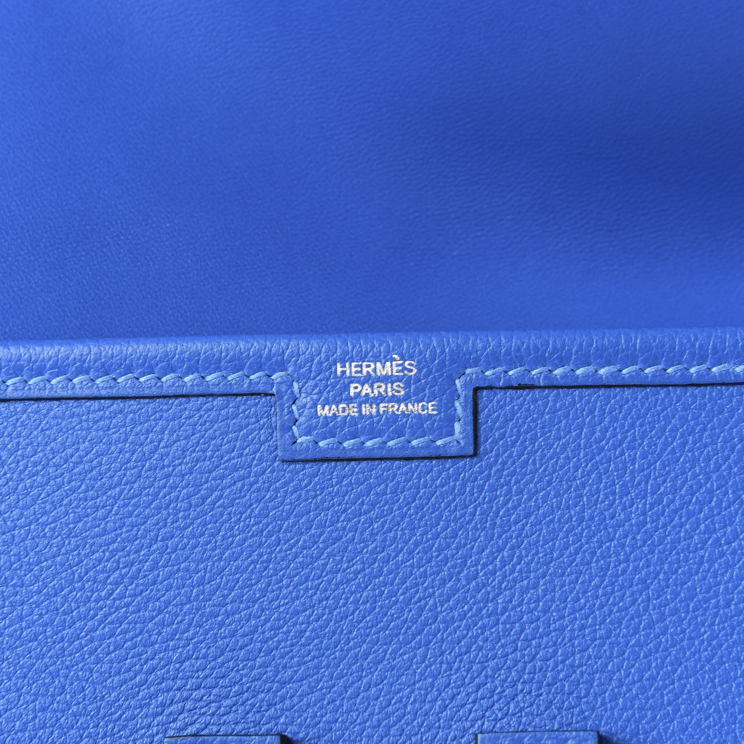 Hermes Evercolor Jige Elan 29 Clutch Bleu Zanzibar 9 of 11