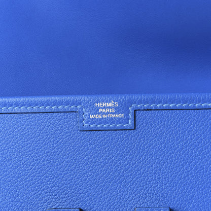 Hermes Evercolor Jige Elan 29 Clutch Bleu Zanzibar 9 of 11