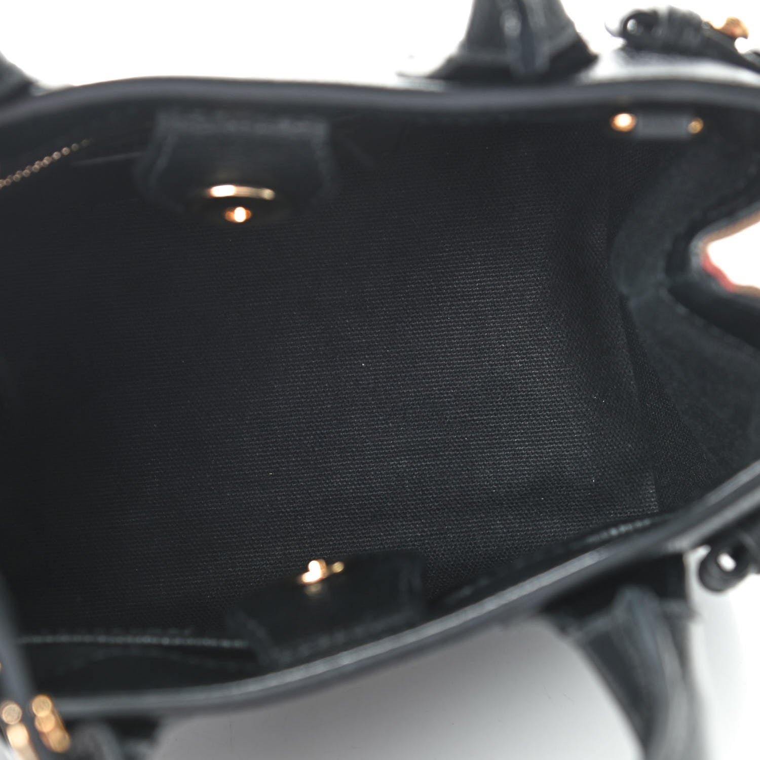 Burberry Derby Calfskin House Check Baby Banner Tote Black 5 of 8