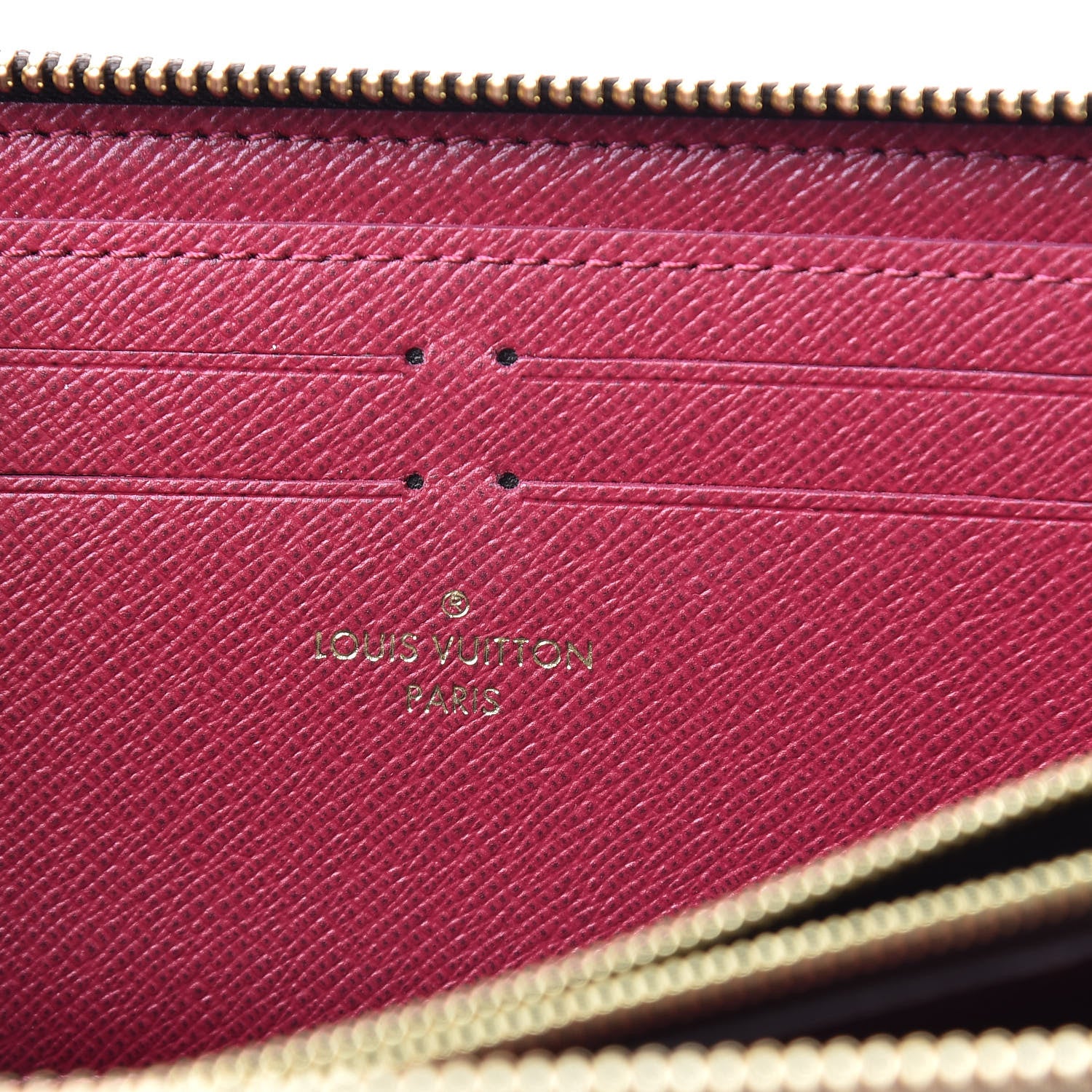 Louis Vuitton Monogram Clemence Wallet Fuchsia 6 of 7