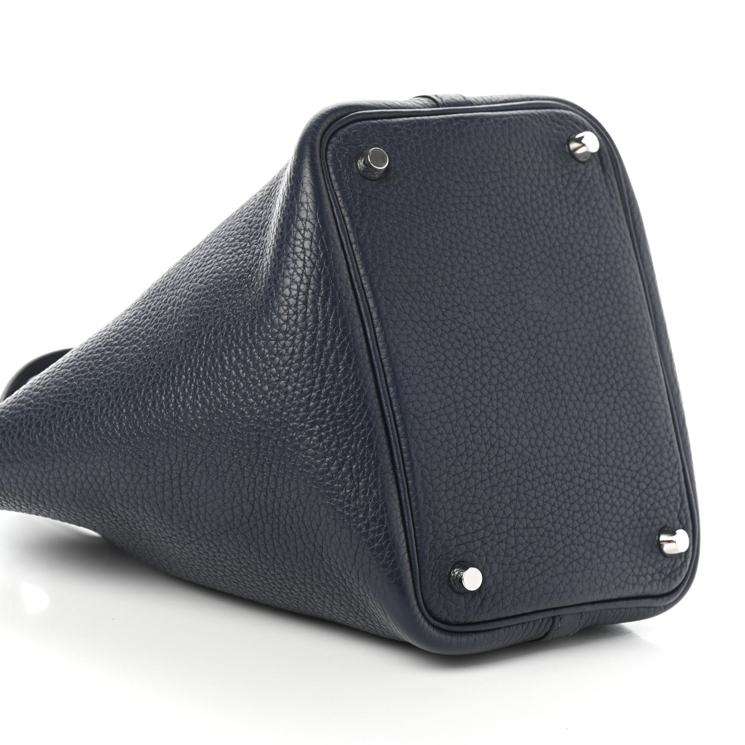 Hermes Taurillon Clemence Picotin Lock 18 PM Bleu Nuit 9 of 10