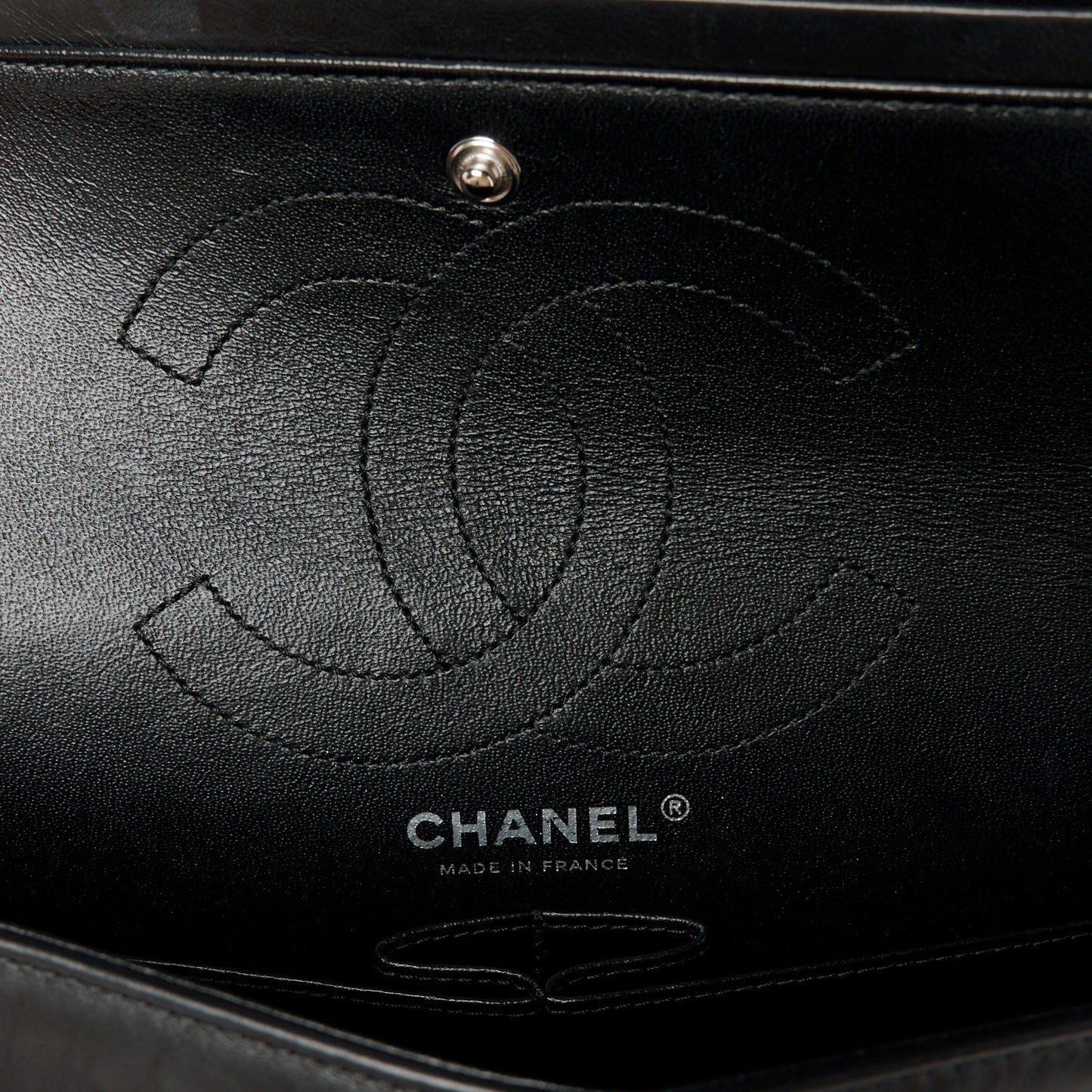 Aged Calfskin Chevron Quilted 2.55 Reissue 226 So Black