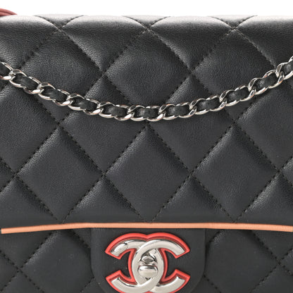 Chanel Lambskin Plexiglass Quilted Small Cuba Color Flap Black Multicolor 8 of 13
