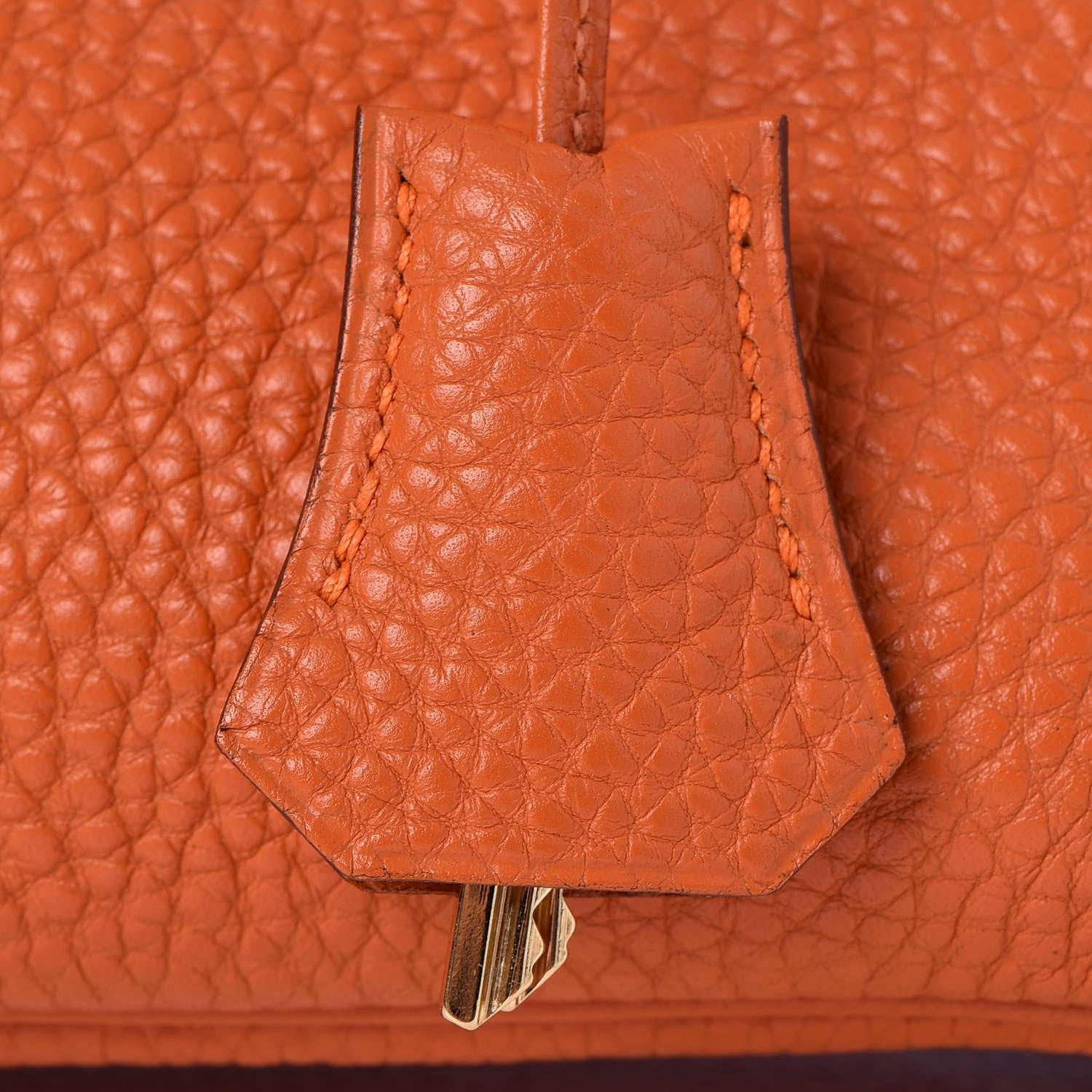 Hermes Togo Birkin 25 Orange 22 of 33
