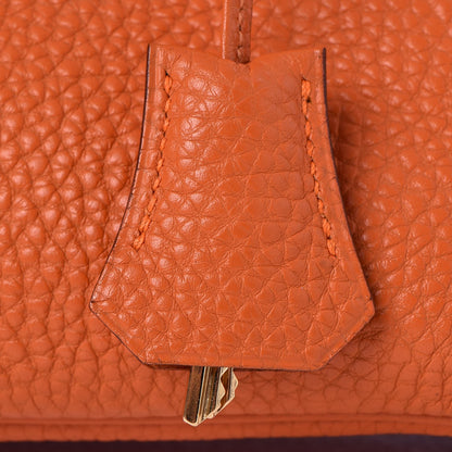 Hermes Togo Birkin 25 Orange 22 of 33