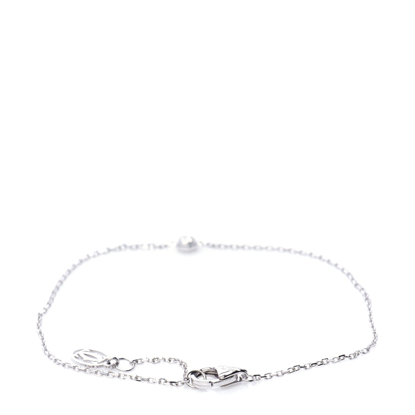 18K White Gold Diamond XS D'Amour Bracelet