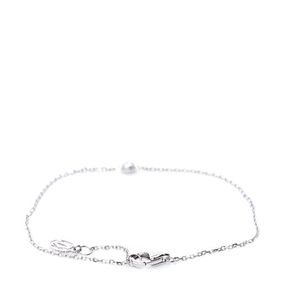 Cartier 18K White Gold Diamond XS D'Amour Bracelet 3 of 7
