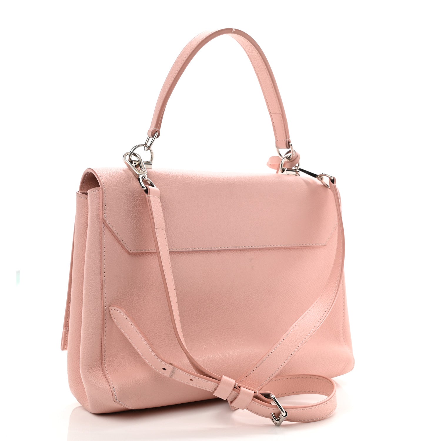 Louis Vuitton Soft Calfskin Lockme II Top Handle Rose Ballerine 3 of 15
