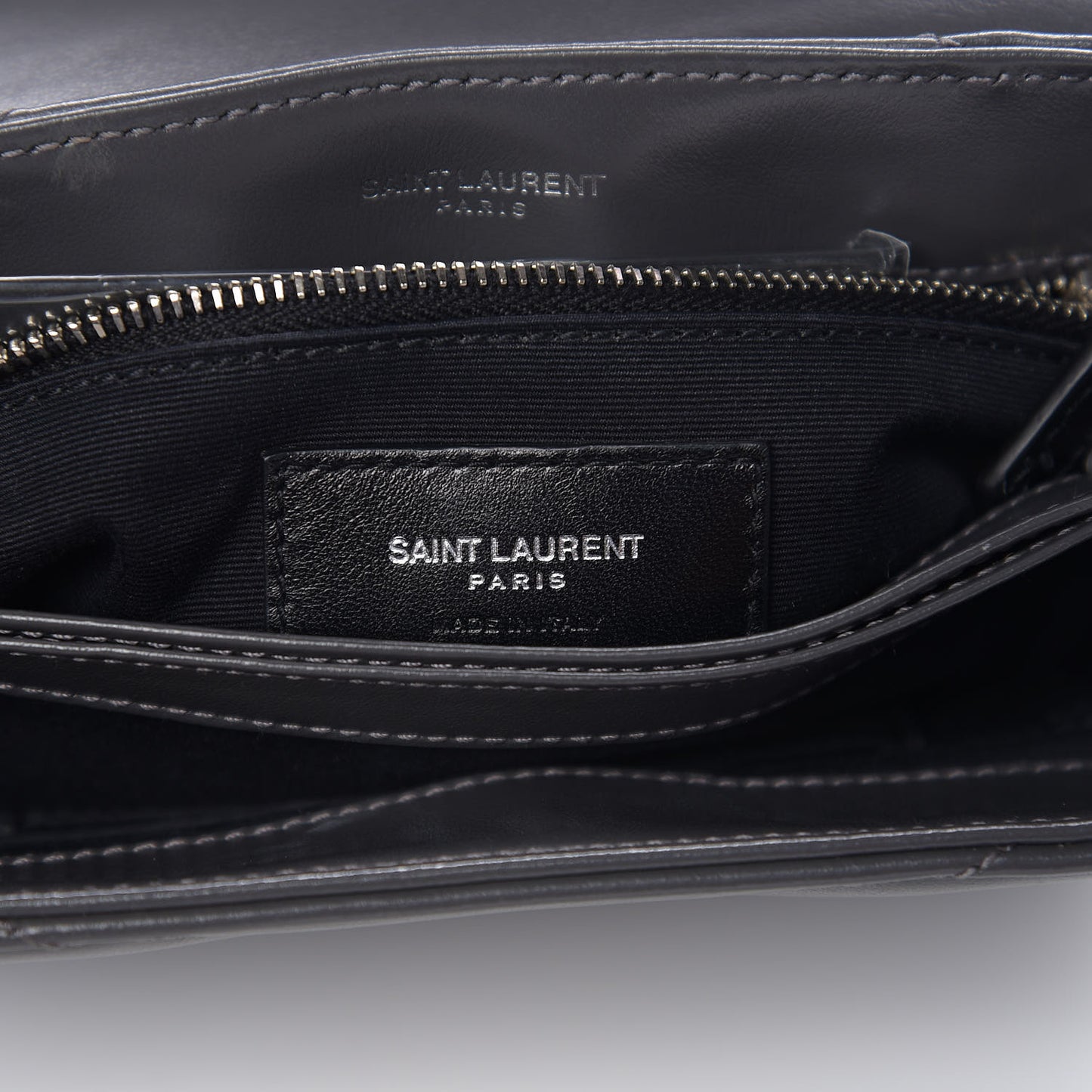 Calfskin Y Quilted Monogram Toy Loulou Crossbody Bag Asphalt