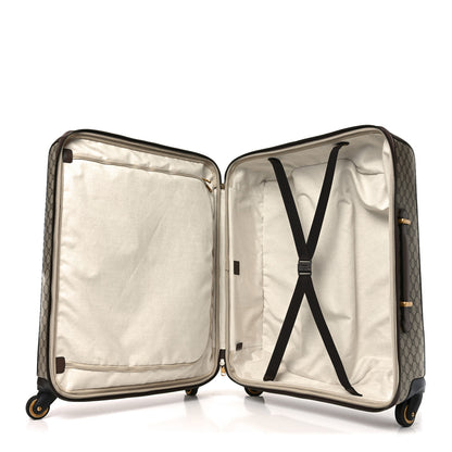 Gucci GG Supreme Monogram Web Medium Savoy Trolley Beige Ebony 4 of 10