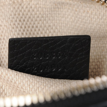 Gucci Pebbled Calfskin Small Soho Disco Bag Black 7 of 7