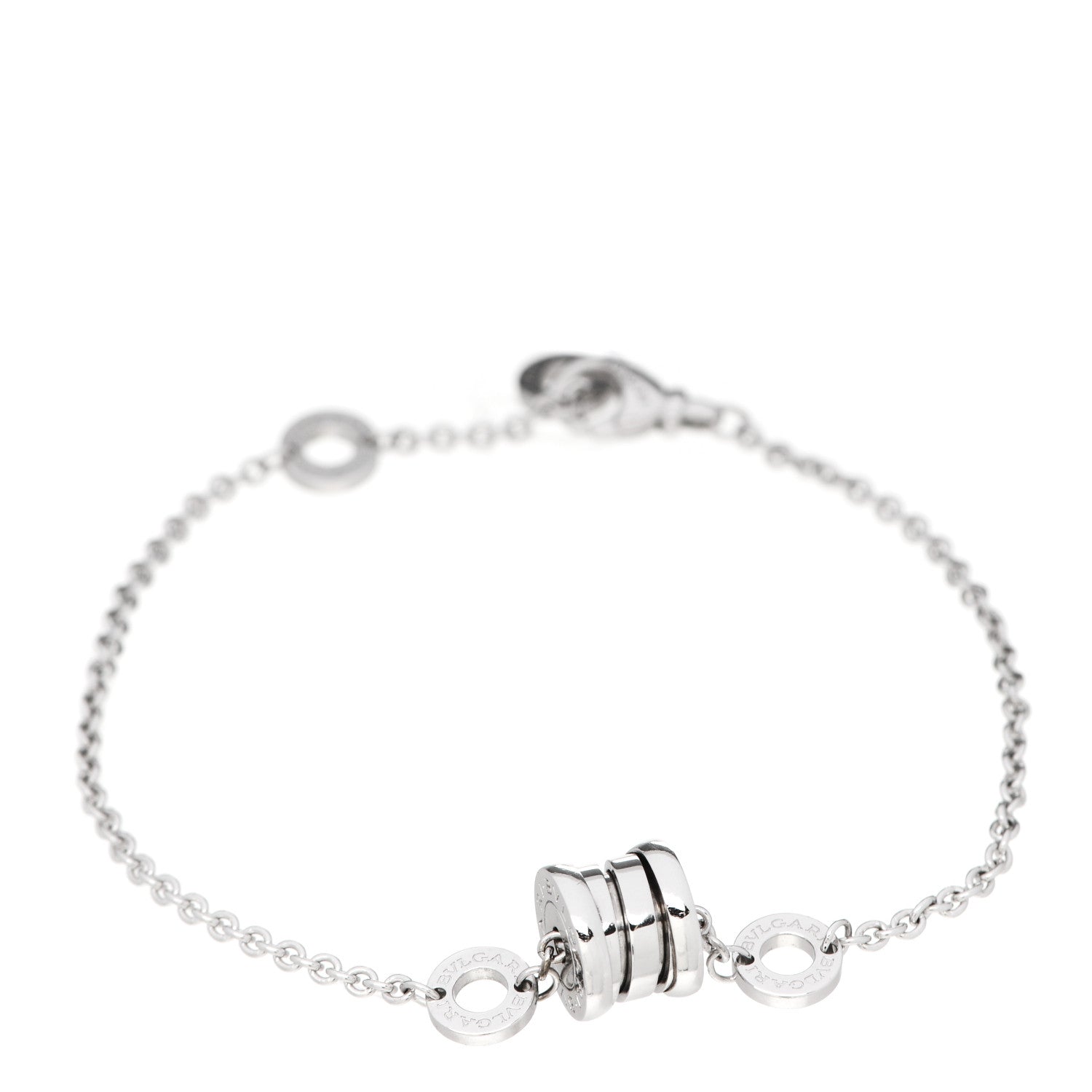 Bulgari 18K White Gold B.Zero1 Bracelet 1 of 6