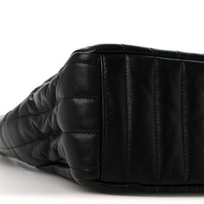 Balenciaga Crushed Calfskin Quilted Small Monaco Shoulder Bag Black 9 of 10