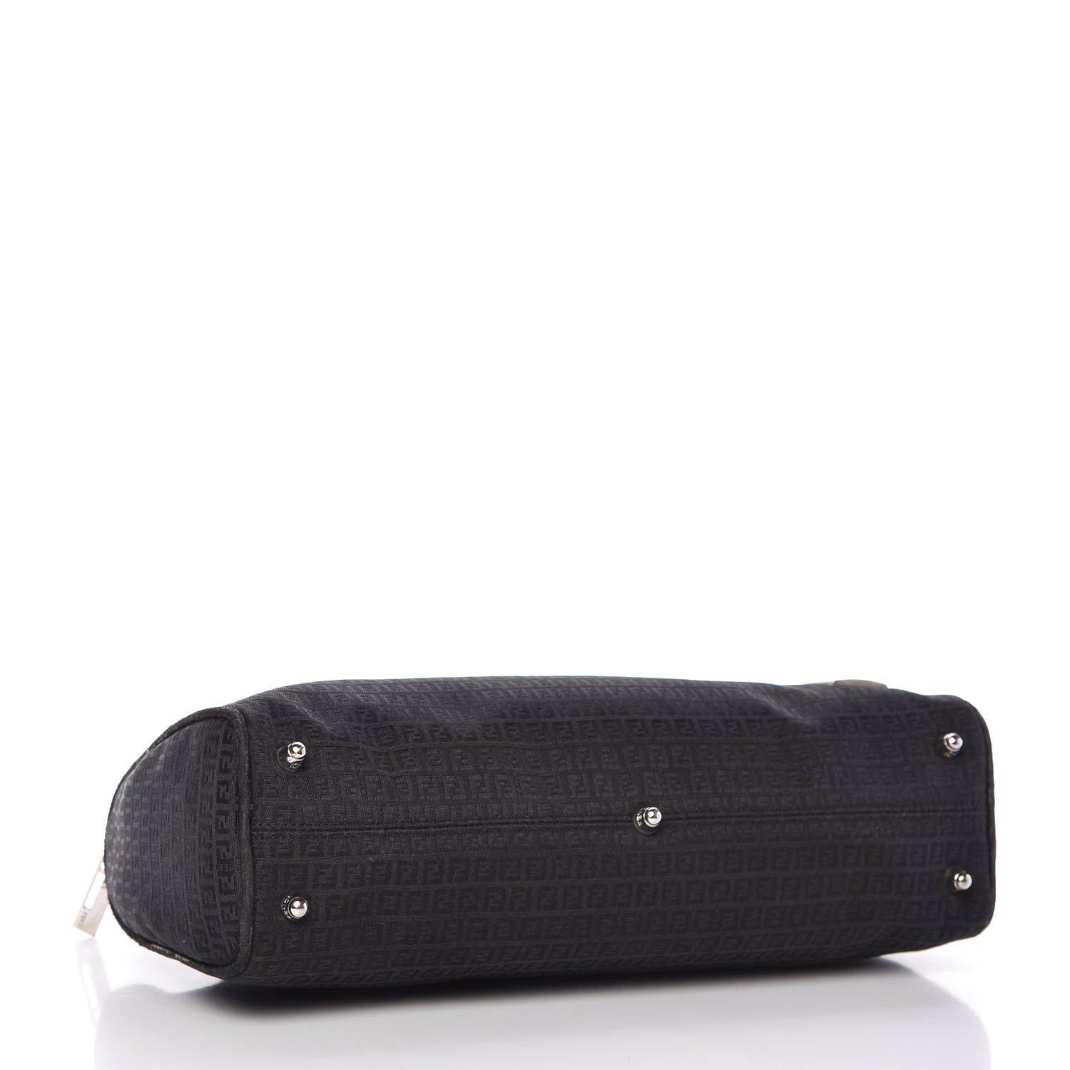 Fendi Zucchino Shoulder Bag Black 4 of 10