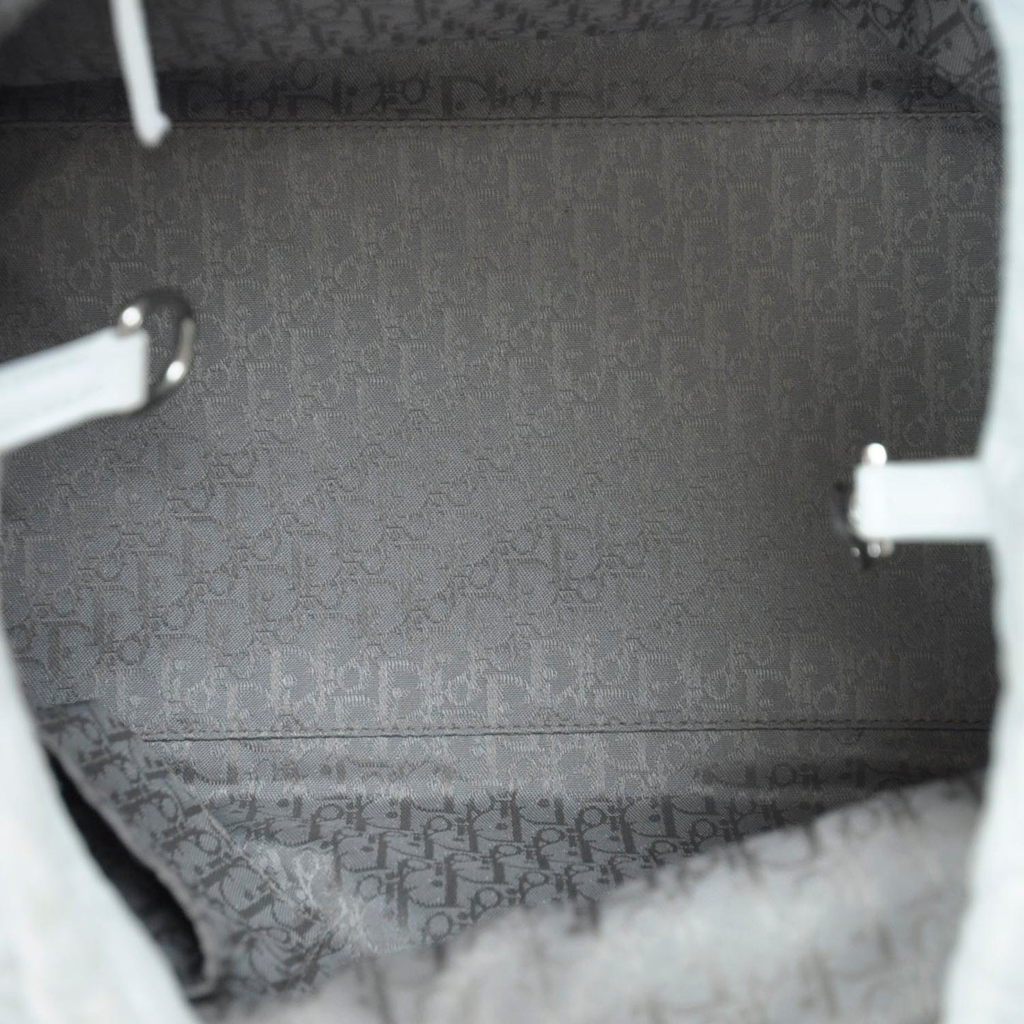 Lambskin Cannage Soft Lady Dior Tote White