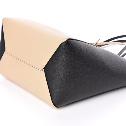Louis Vuitton Calfskin Lockme Go Tote Black Vanilla 10 of 12
