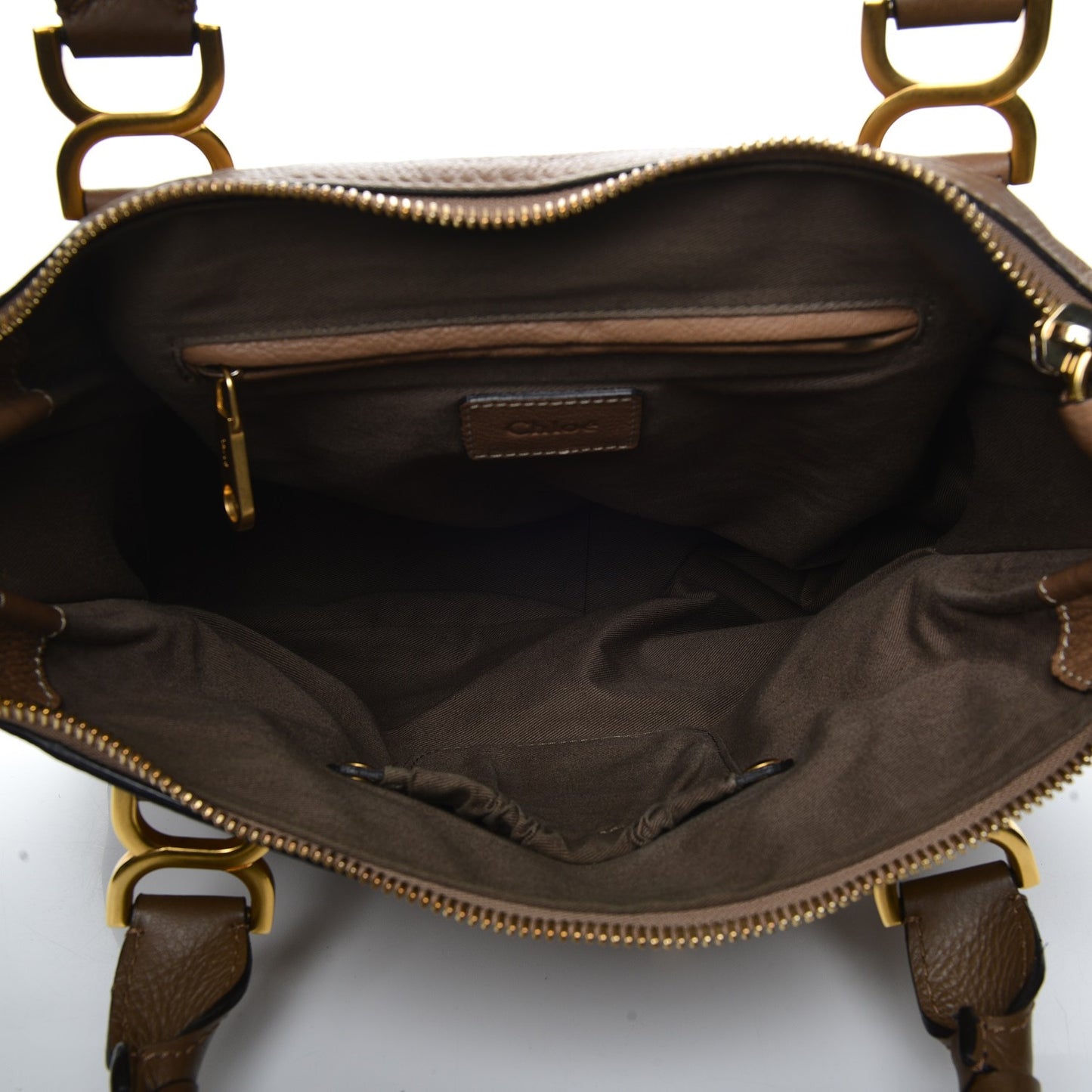 Calfskin Medium Marcie Satchel Nut