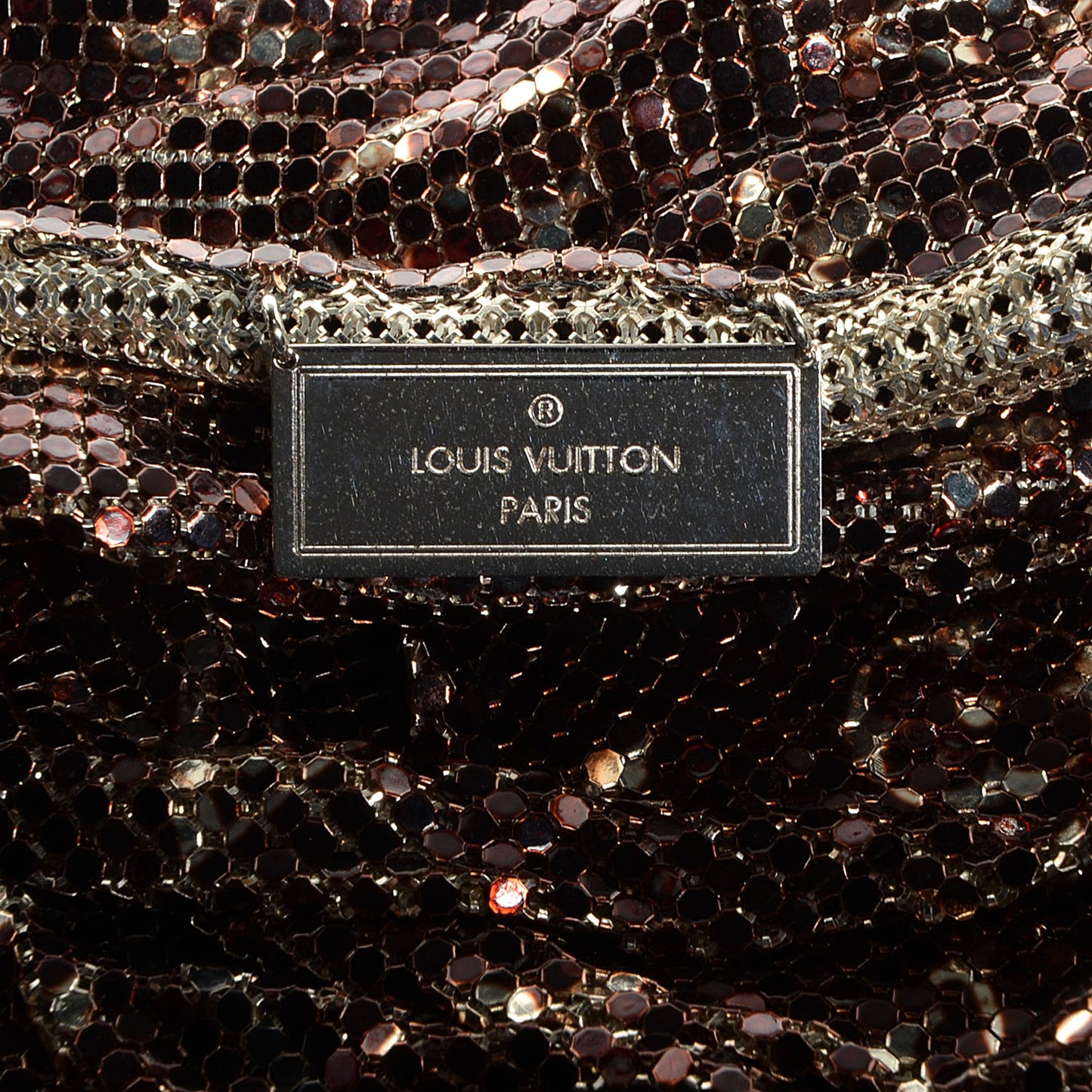 Monogram Mesh Metal Frances Bronze