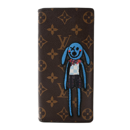 Louis Vuitton Monogram Embroidered Cartoon LV Friends Brazza Wallet 1 of 10