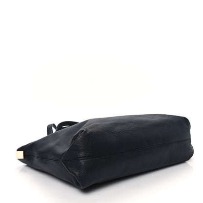 Loro Piana Butter Calfskin Cashmere Neo Inside Out Tote Black 5 of 16