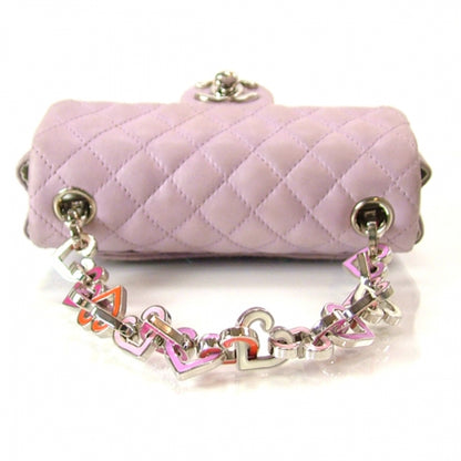 Chanel Lambskin Quilted Mini Valentine Flap Lilac 4 of 10